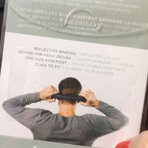 180 Degrees Behins the head ear warmers, unisex
